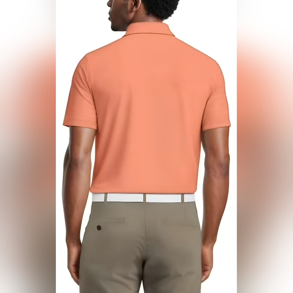 Callaway Men's Short Sleeve Coral Patterned Polo Shirt Golf Size Large F-0119 - Picture 2 of 12